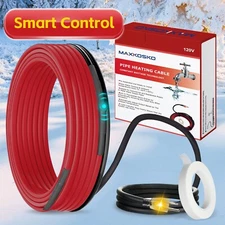 MAXKOSKO 120V Electric Water Pipe Heat Cable Water Pipe Heat Tape