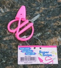 2 Pairs of Super Snips Covered Scissors Sewing / Needlepoint / Cross stitch