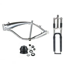 CDH Motorized Frame Bicycle Gas Frame 2.4L, Suspension Bicycle Fork, Headset
