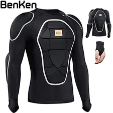 BenKen Skiing Full Body Protection Armor Jacket cycling Racing Spine Chest Gear 