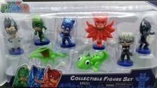 PJ MASKS 8 PIECE COLLECTIBLE FIGURE SET - NEW
