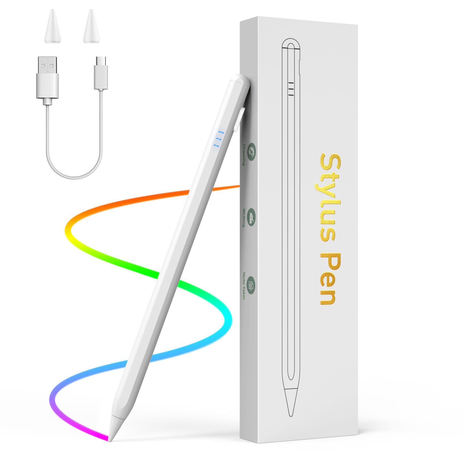 MoKo Penna Stilo USB-C per iPad 10a/9a Gen Apple Pencil 2a Gen per Apple iPad...