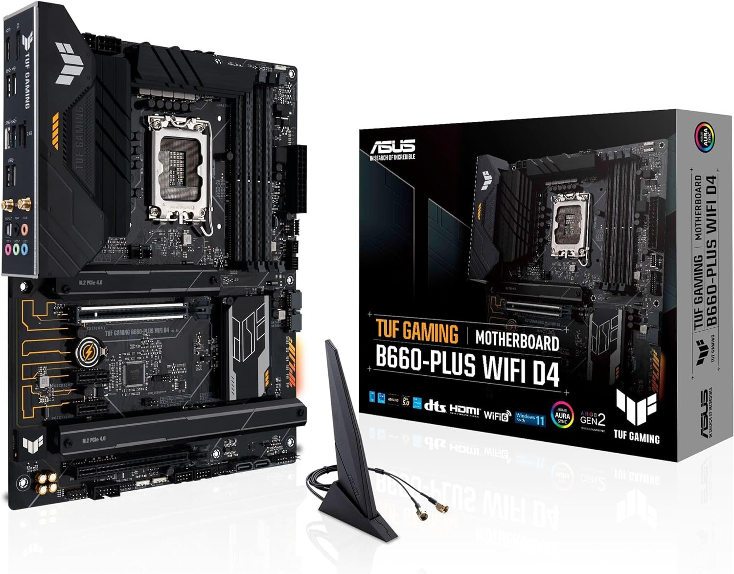 ASUS TUF Gaming B660-Plus WiFi D4 LGA 1700 ATX Intel Scheda Madre NUOVA