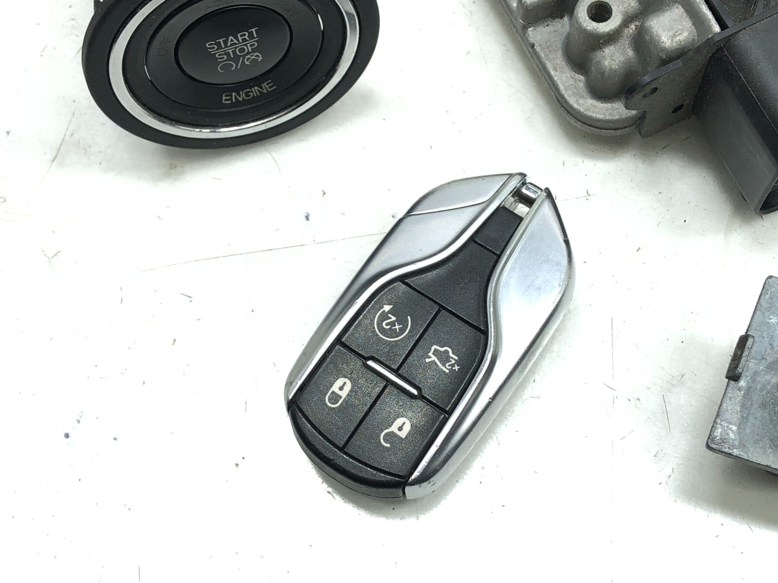 2014-2017 MASERATI GHIBLI S 3.0L ENGINE ECU W/ START SWITCH & KEY OEM.