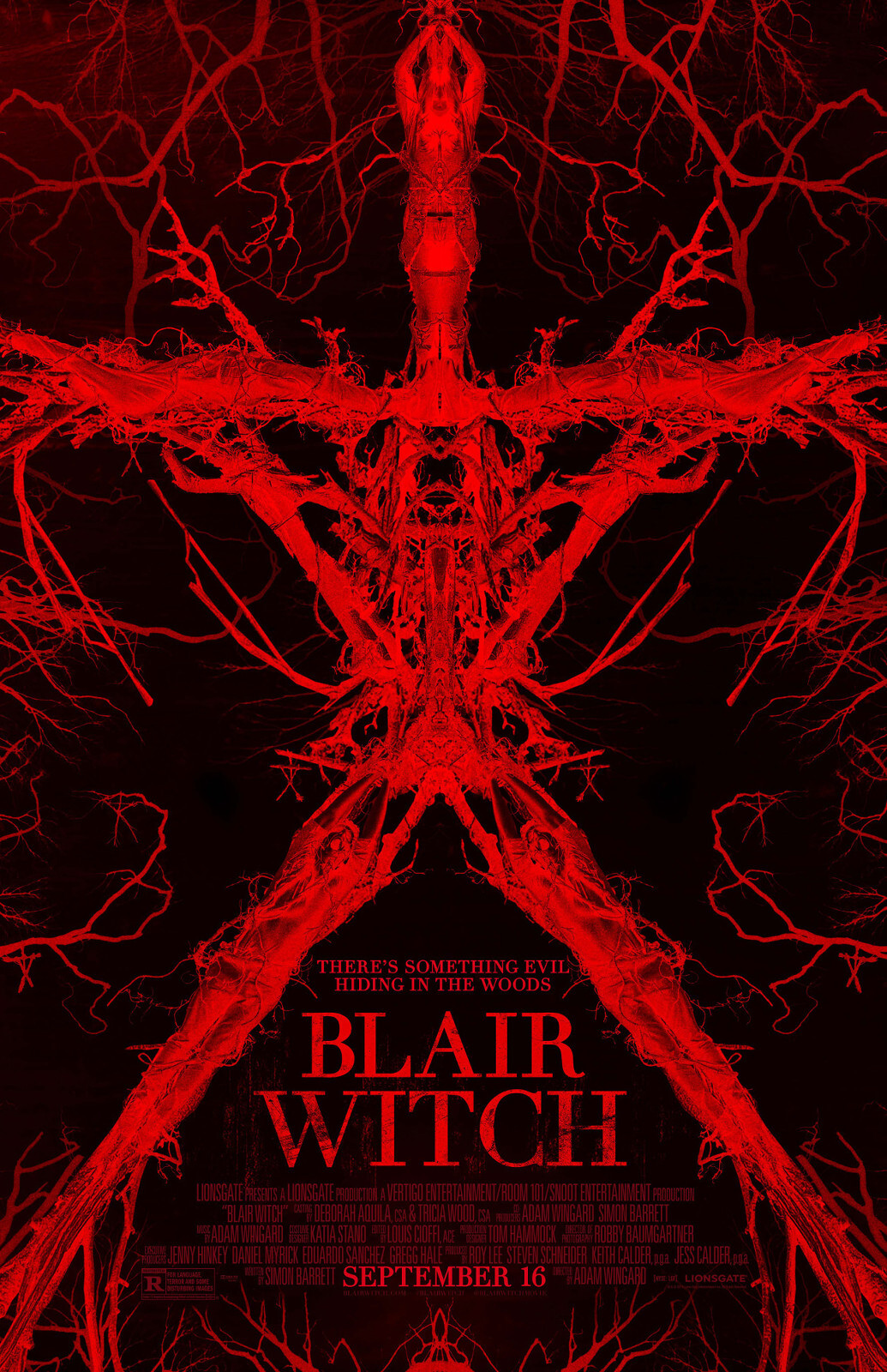 AA4575 The Blair Witch Project By Eduardo Sanchez 1999 Symbol Movie Poster 11x17