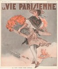 La Vie Parisienne Magazine Cover: Flowers, Fashion, 1 February 1936