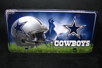 Dallas Cowboys Metal Aluminum Car License Plate Tag... Dallas Cowboys Metal Aluminum Car License Plate Tag...