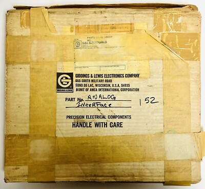 Giddings & Lewis Electronics Company Analog Interface Board Model 502-02771-50