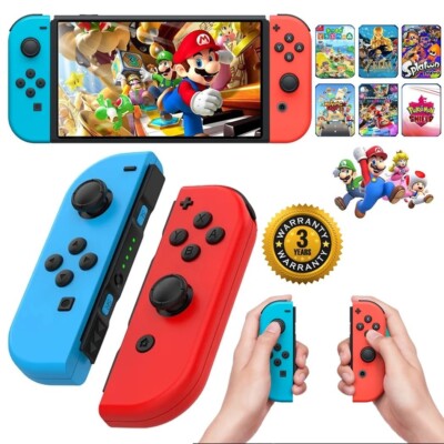 Nintendo Switch Joy con Controller Wireless Bluetooth Left Right Pair set Joycon