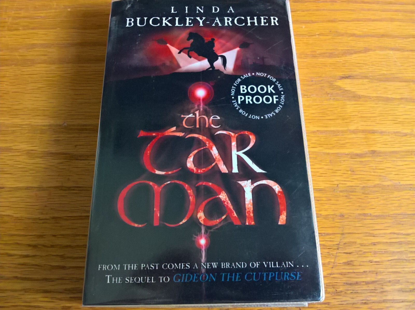 The Tar Man by Linda Buckley-Archer - SIGNED proof copy pb children's fiction