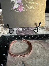 Empowerment Cubit Copper Tensor Ring Bracelet Universal Size 12 Gage Hand Made