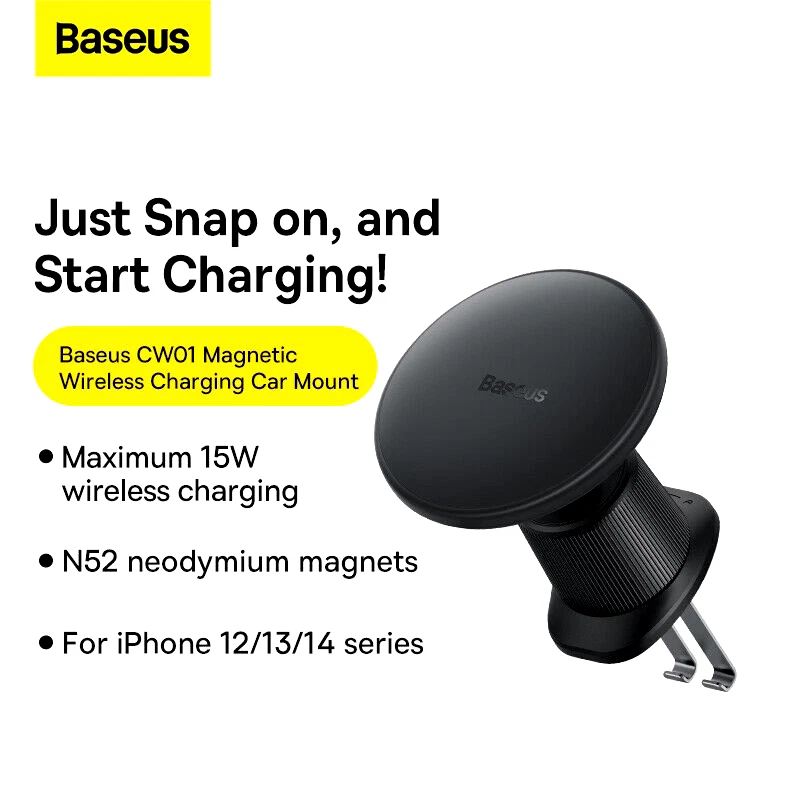 15W Fast Car Wireless Charger Magnetic Phone Holder For iPhone17 16 15 14 13 - Image 2 of 4