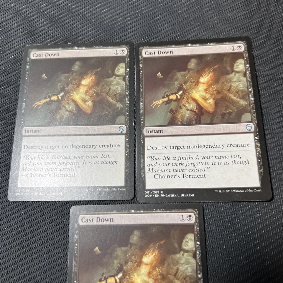 Cast Down Magic The Gathering Mtg Dominaria Card 3 - Image 3 of 4