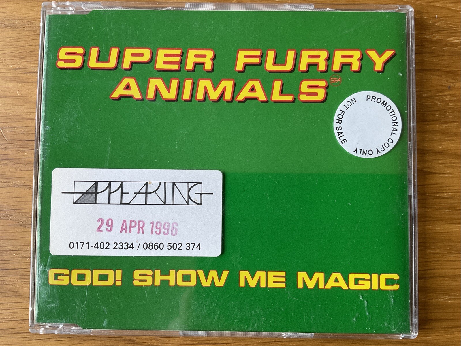 Super Furry Animals CD God! Show Me Magic Promo Copy 1996 Creation Records