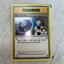Trainer Gym Badge Brock - XY203 - League Promo NM Promo Pokemon NM on eBay