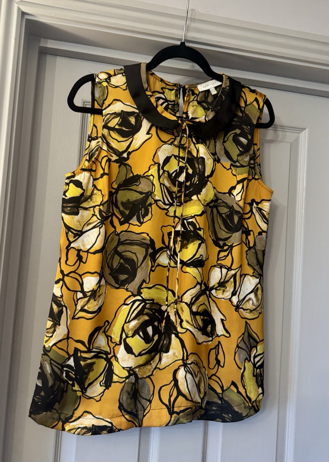 Women's Gold/black New Blouse Size L