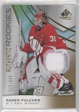 2019 SP Game Used Authentic Rookies Gold Jersey Relics 227/599 Kaden Fulcher vr1