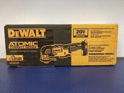 New DeWalt DCS354B Atomic 20V MAX* Brushless Cordless Oscillating Multi-Tool