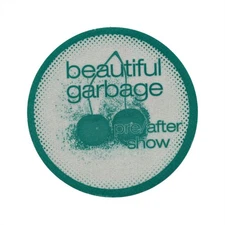 Garbage 2001 Beautiful Garbage Concert Tour Aftershow Backstage Pass