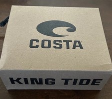 Costa King Tide 6 Black/Copper Silver Mirror Polarized 580G W/Costa Cleaning Kit