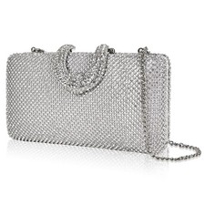 Sparkly Rhinestone Crystal Clutch for Wedding Party Dressy Handbag Formal Par...