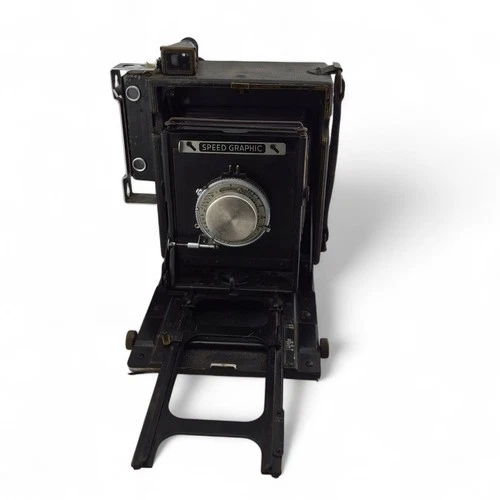 Vintage Graflex Camera Speed Graphic 4x5 w/Kodak Ektar 127mm 