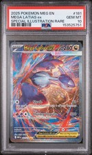 Mega Latias EX 181/132 PSA  Mega Evolution Pokemon Card Game