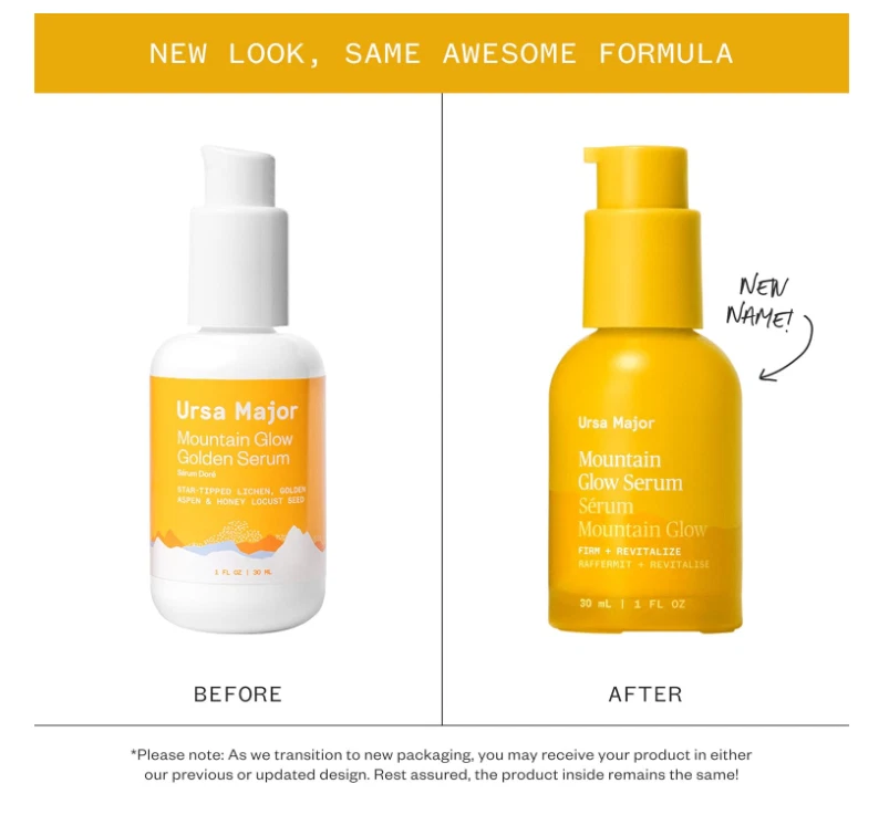 Ursa Major Mountain Glow Golden Serum - 30 ml (1 fl. oz) ¡NUEVO SELLADO! Foto 2 de 4