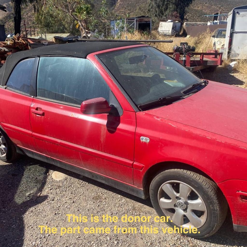 2002 VOLKSWAGEN CABRIO LX Radiator Support Mounting Bracket Assembly Convertible