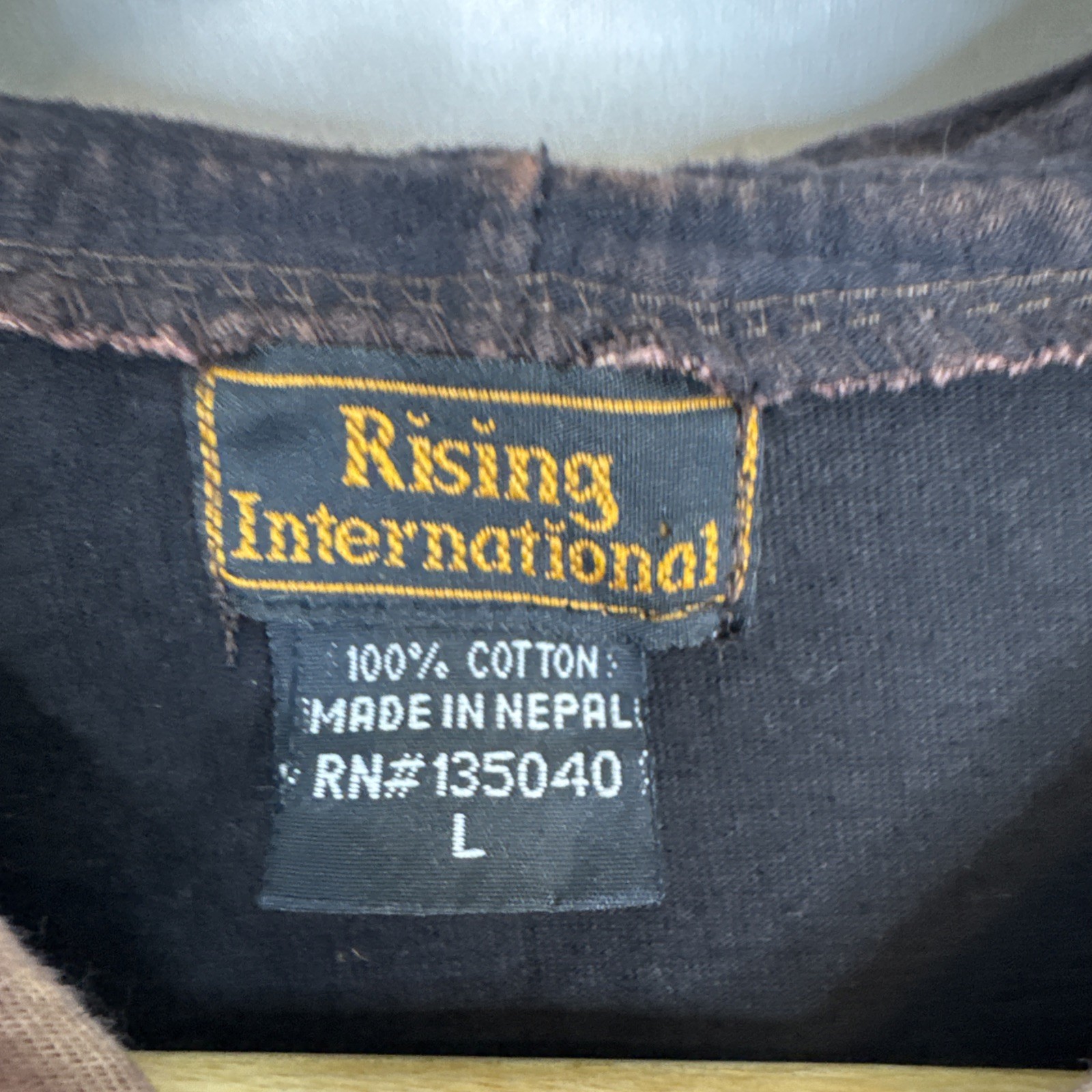 Rising International Boho Patchwork Zip Hoodie Ja… - image 5