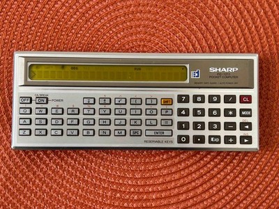 Sharp PC-1211 Pocket Computer - Vintage BASIC Programmable Computer c.1980