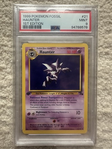 Haunter (1st Edition) graded PSA 9 for sale on eBay