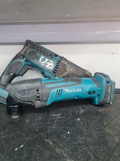 2 X Makita 18V Tools. SDS DHR202 and a Multi Tool DTM50. Both spares or repairs