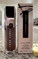 Fenty Rihanna Gloss Bomb Universal Lip Luminizer ROSE AMBER .3oz/9mL FULL SZ 23