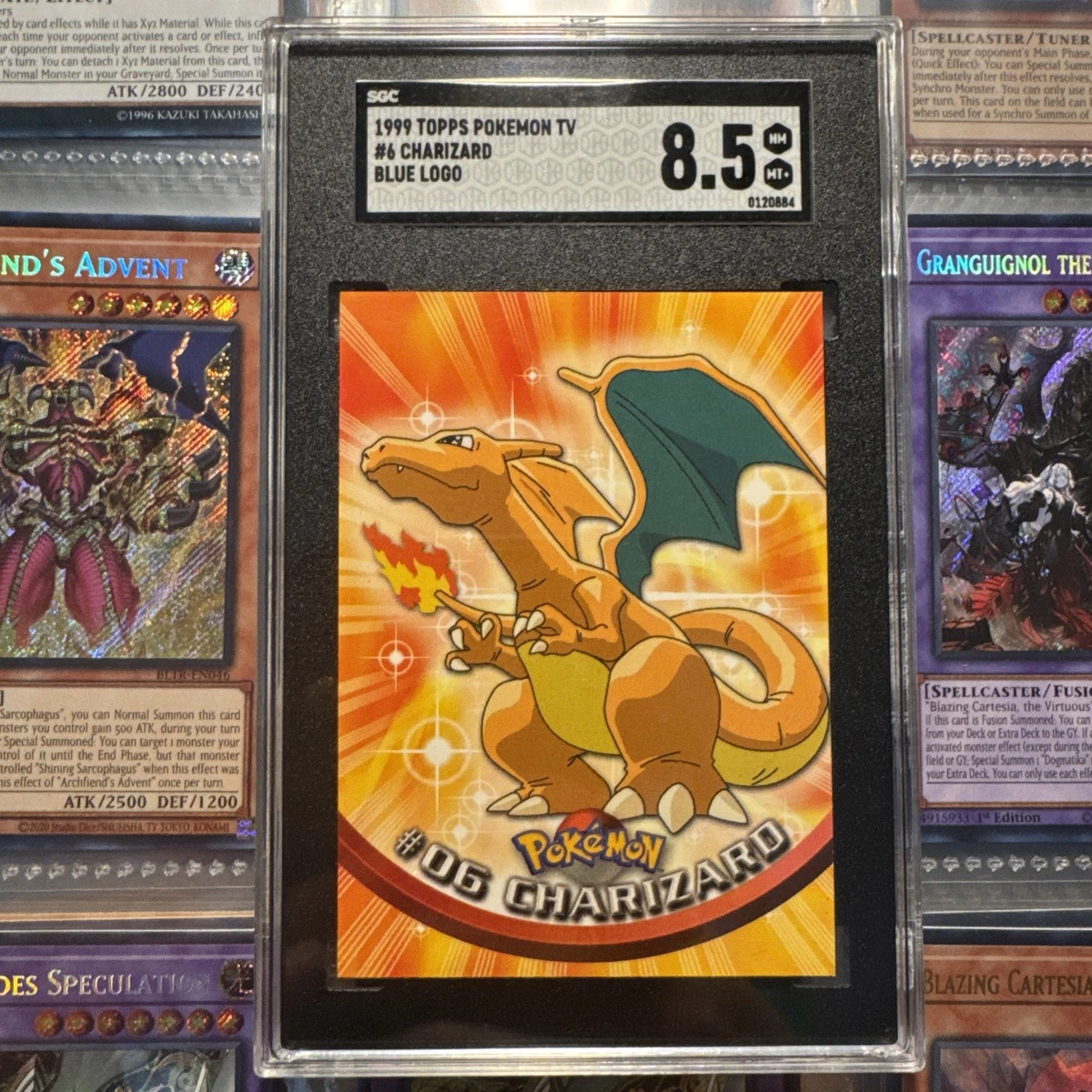 Pokémon TCG 8.5 Graded Charizard Individual Collectible Card Game