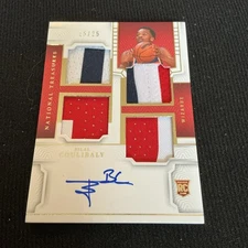 Bilal Coulibaly 2023 Panini National Treasures Rookie Patch Auto RPA #15/25