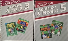 ABeka Homeschool Science and Health 3 & 5 Curriculum/Lesson Plans Spiral-bound