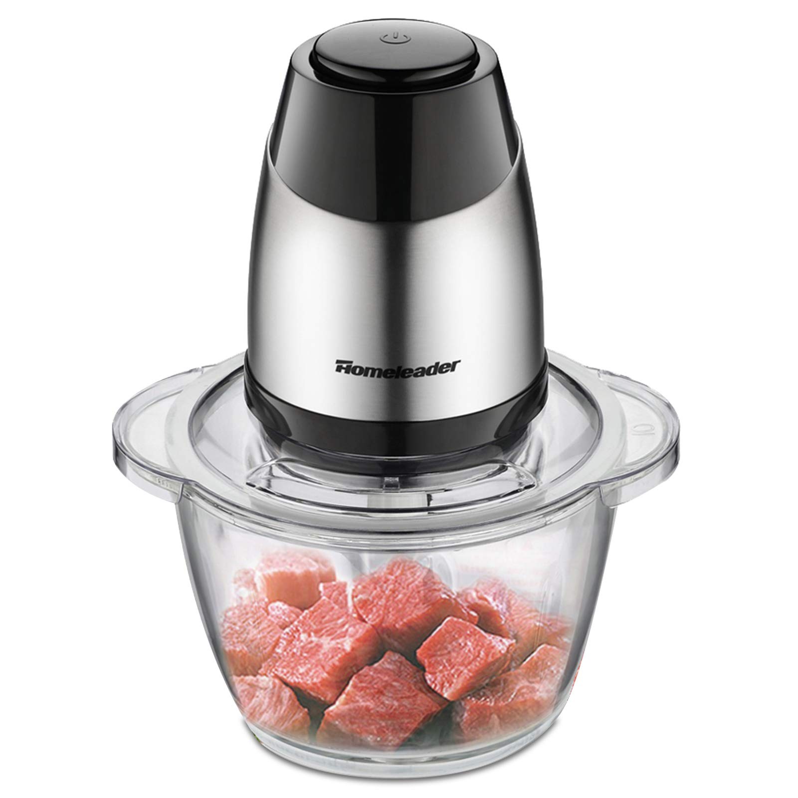 Electric Food Processor 8-Cup Stainless Steel for Vegetables