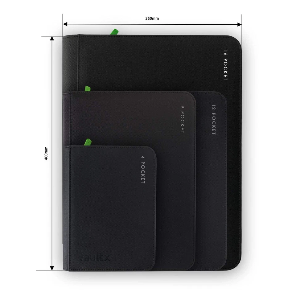 Tresor x 16 Taschen XXL Sammelkarten Zip Mappe - 1088 Karten Premium Exo-Tec Album - Bild 2 von 2