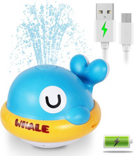 Baby Bath Toys - Toddler Bath Toys for Kids Ages 1-3, Rechargeable Light up Whal
