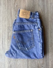 Vintage Levi s Orange Tab Medium Wash High Rise Jeans Made in USA 1980s