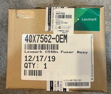 Lexmark 40X7562 Fuser Assembly, 110-120V, 60000 Yield New In Box Sealed