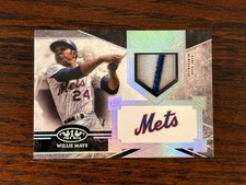 2025 Topps Tier One Willie Mays Patch Relic /5 Top Shelf Silver Holo GAME-USED