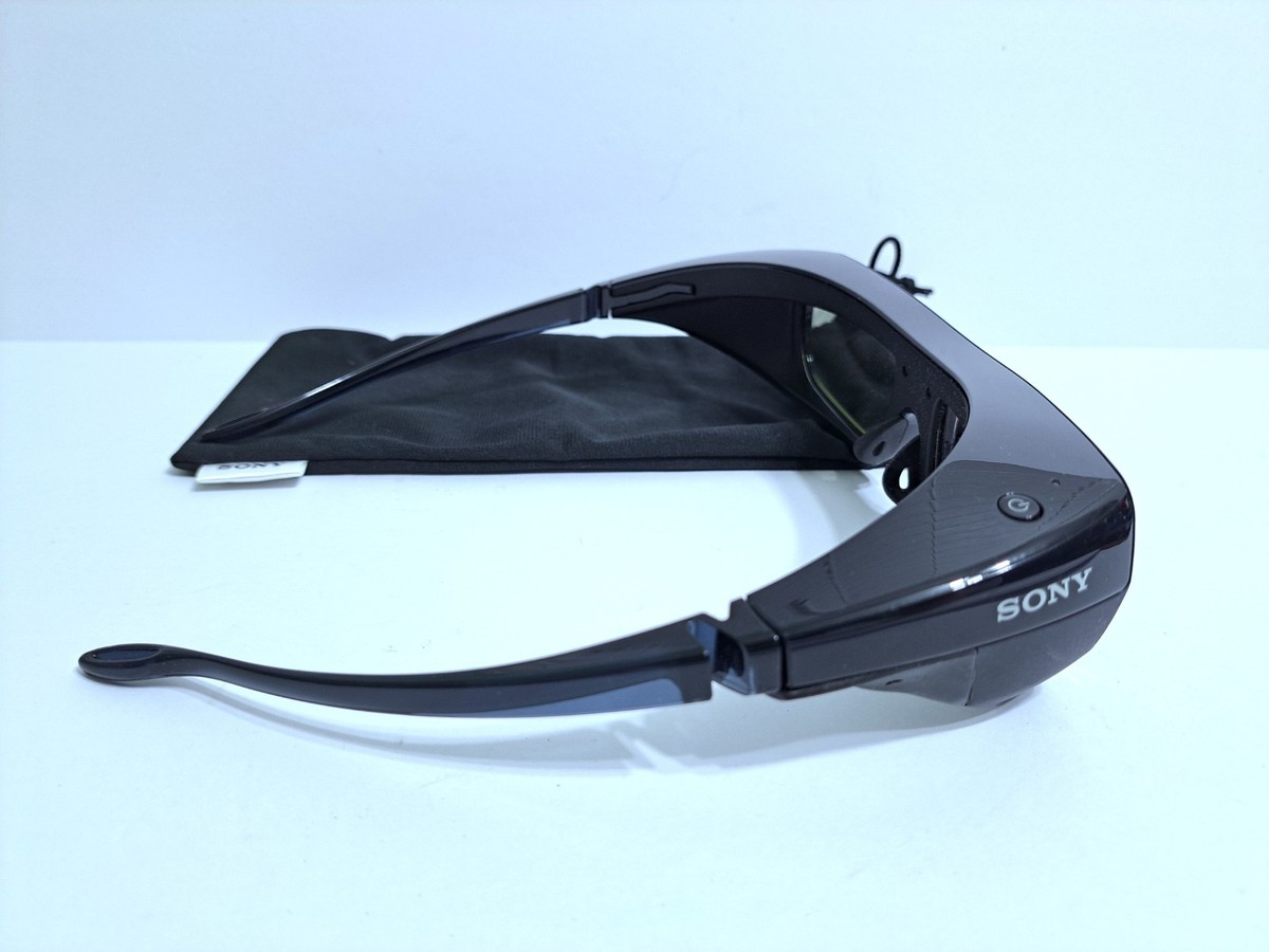 Sony TDG-BR250 Rechargeable 3D Adult Glasses N50 Black Tested | eBay