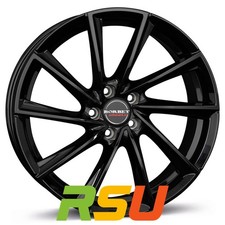 Borbet VTX black glossy 9.5x19" ET25 LK5 112 ML 66.5 Alufelgen 19 Zoll
