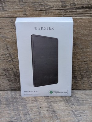 Ekster Finder Card Wallet Tracker Works With Apple Find My Rechargeable New