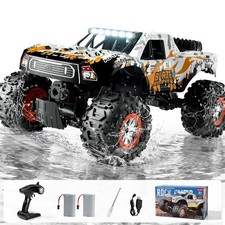 1:10 Amphibious Remote Control Car, 2.4 GHz Waterproof Monster Truck Toys RC ...