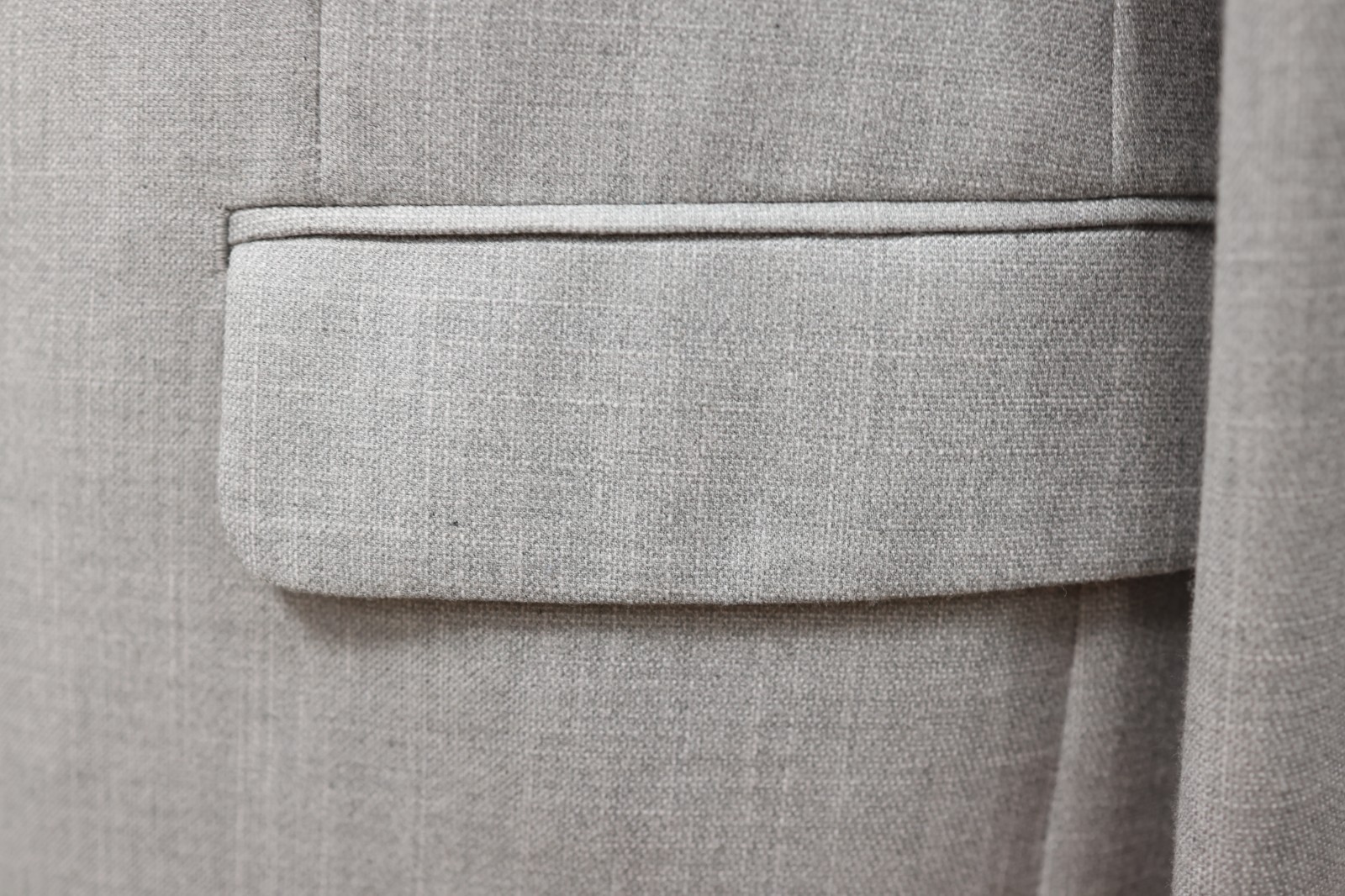 CHAPS mens solid light gray two button sport coat… - image 9