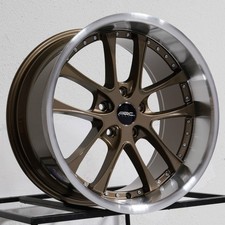 18x8.518x9.5 Vors Ar5 5x114.3 3530 Bronze Wheels Rims Set4 73.1