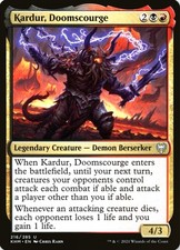 X 1 Kardur, Doomscourge NM-M Kaldheim 216 MTG Magic The Gathering